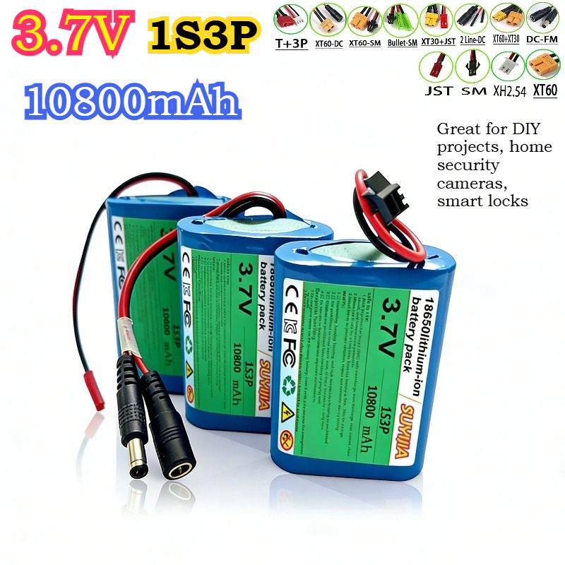 Home Security Robots - 3,7V 10800mAh 1S3P 18650 Brandneuer Li-Ionen-Akku