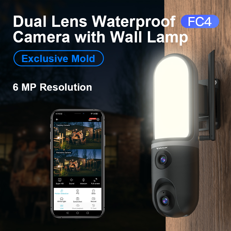 6MP O-Kam APP 5X Dual Objektiv – Home Security Flood Lights Bewertung und Preis