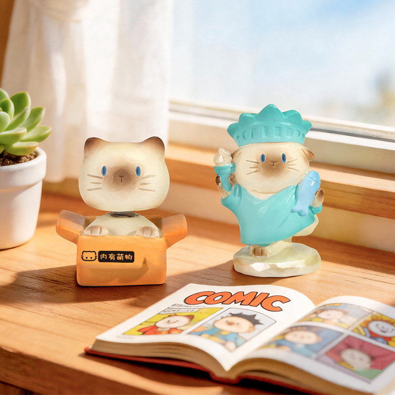 Niedliche Katzen-Blindbox-Figu – Home Security Box Bewertung und Preis
