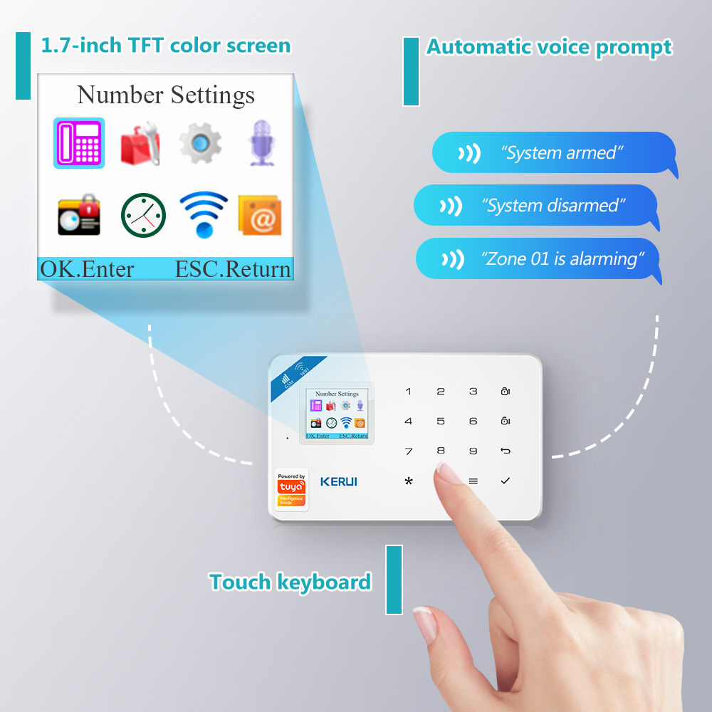 KERUI W181 Alarm System Securi – Home Security Front Door Camera Bewertung und Preis