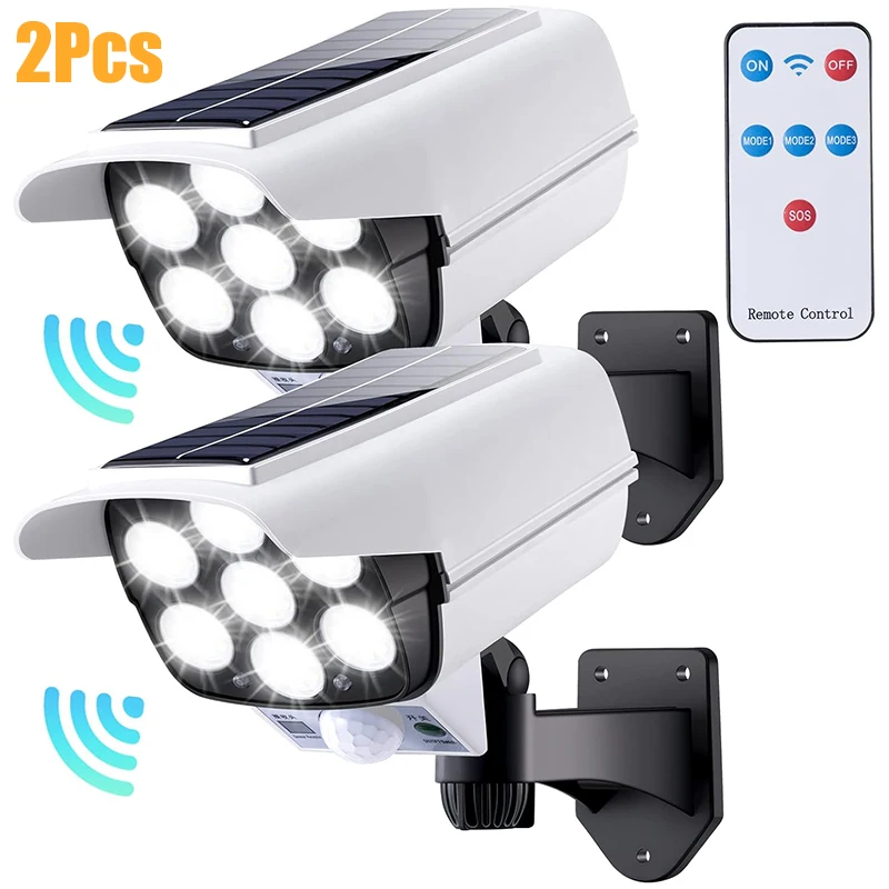 1-2Pack 77LED Solar Motion Sen – Home Security Flood Lights Bewertung und Preis