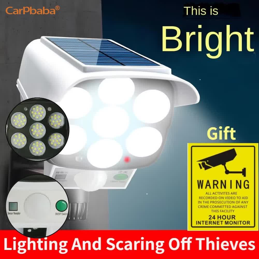 Outdoor Solar Licht Motion Sen – Home Security Flood Lights Bewertung und Preis